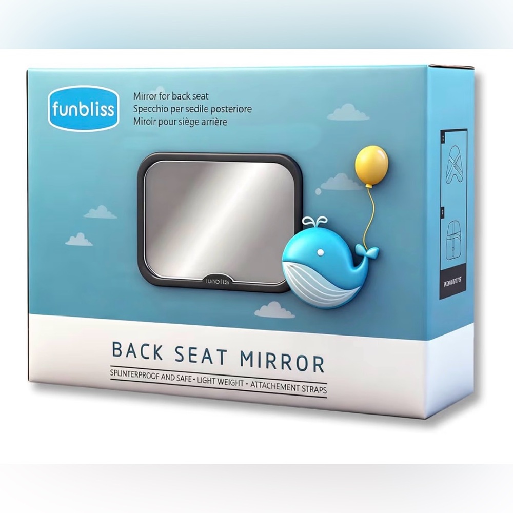 Funbliss Baby car seat mirror - new in box